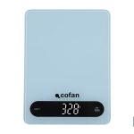 BÁSCULA DE COCINA DIGITAL 10 KG COLOR AZUL