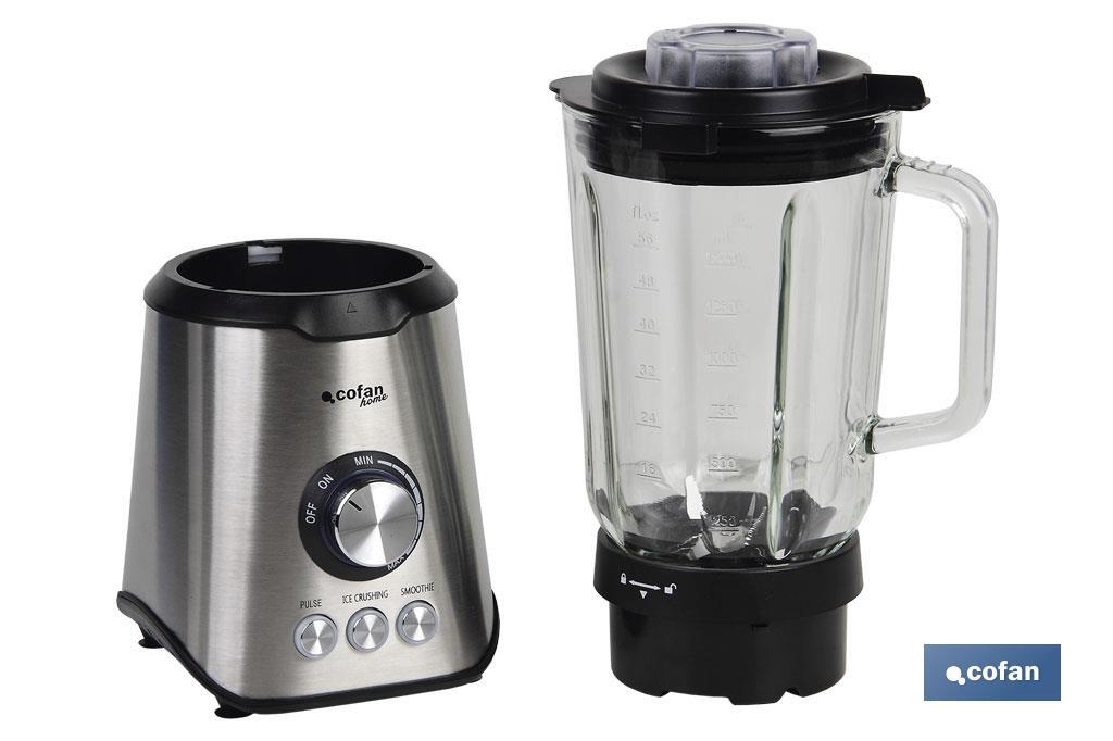 BATIDORA DE VASO ELÉCTRICA 1000W 4 BATIDORA DE VASO ELÉCTRICA 1000W - Imagen 4
