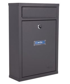 BUZÓN CORREO EXTERIOR NEGRO MODELO LETTER 320x215x85mm