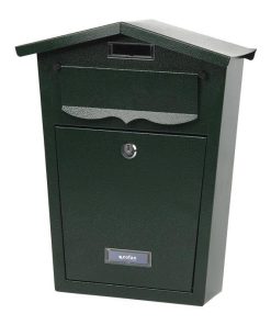 BUZÓN CORREO EXTERIOR NEGRO MODELO GARDEN 360x290x105mm