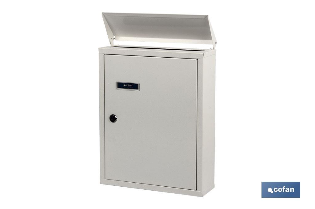 BUZÓN CORREO EXTERIOR BLANCO MODELO POST 385x290x100mm 4 BUZÓN CORREO EXTERIOR BLANCO MODELO POST 385x290x100mm - Imagen 4