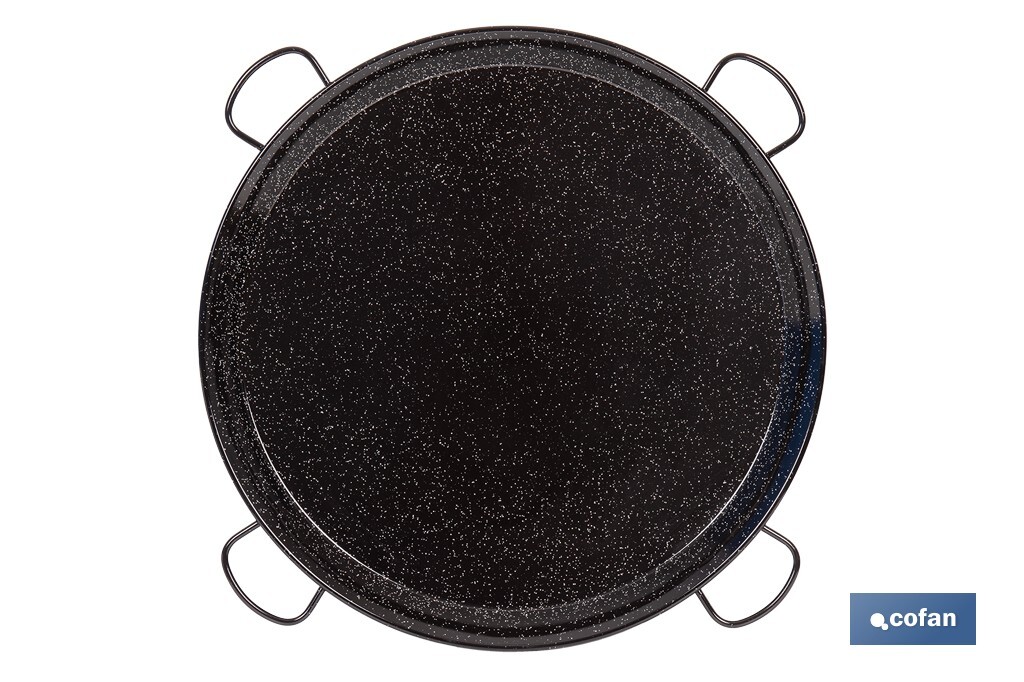 PAELLERA ACERO ESMALTADA Ø115cm (4 asas) 3 PAELLERA ACERO ESMALTADA Ø115cm (4 asas) - Imagen 3