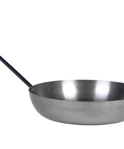 SARTEN LIONESA ACERO C/MANGO+ASA Ø40cm