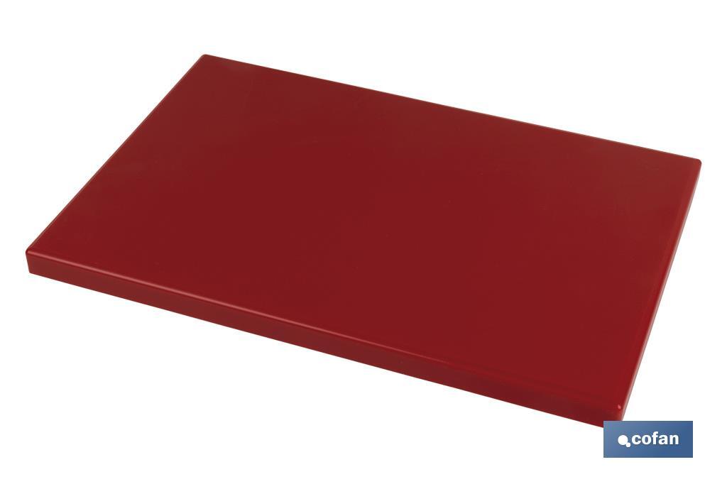 TABLA CORTE ROJO 30x20x1,5 cm. MODELO BRESA 1 TABLA CORTE ROJO 30x20x1,5 cm. MODELO BRESA