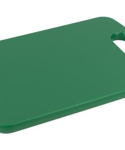 TABLA CORTE CON ASA VERDE 30X20X1.5cm MODELO CHIPS