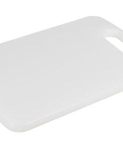 TABLA CORTE CON ASA BLANCO 30x20x1,5 cm. MODELO CHIPS