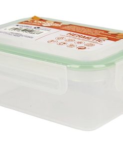 FIAMBRERA VERDE RECTANGULAR CON JUNTA BI-MATERIA MODELO YUBA 1,4 L
