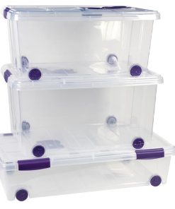 CAJA ORDENACION CON RUEDAS 36L MODELO RICORDI 59X40X25cm