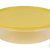 FIAMBRERA TORTILLA REDONDA AMARILLO  24.5X6.5cm