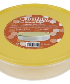 Alternative view of FIAMBRERA TORTILLA REDONDA AMARILLO  24.5X6.5cm