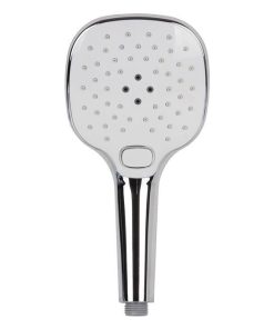 MANGO DUCHA CROMADO/BLANCO CON 3 FUNCIONES