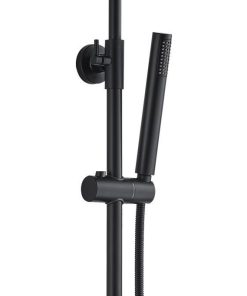 COLUMNA DUCHA NEGRA CON GRIFO MONOMANDO 80-140