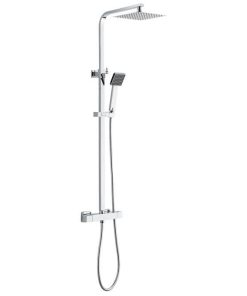 COLUMNA DE DUCHA TERMOSTATICA DISEÑO CUADRADO 90-1.40 CM