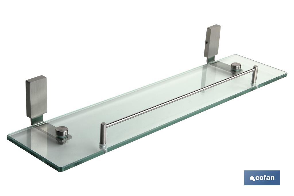 ESTANTE CRISTAL+INOX 304 GAMA MADEIRA SATIN 1 ESTANTE CRISTAL+INOX 304 GAMA MADEIRA SATIN
