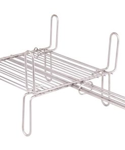 PARRILLA DOBLE INOX 300 X 300MM