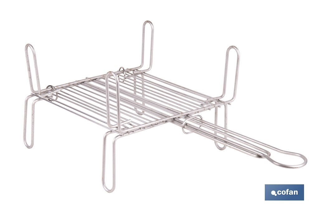 PARRILLA DOBLE INOX 250 X 250MM 1 PARRILLA DOBLE INOX 250 X 250MM