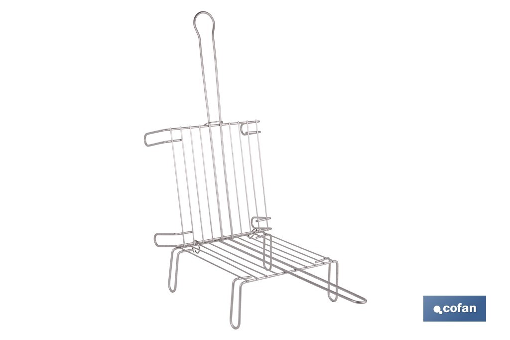 PARRILLA DOBLE INOX 250 X 250MM 2 PARRILLA DOBLE INOX 250 X 250MM - Imagen 2