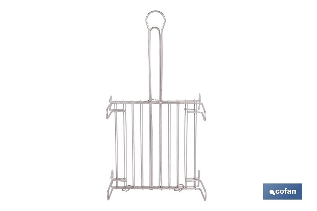 PARRILLA DOBLE INOX 250 X 250MM 4 PARRILLA DOBLE INOX 250 X 250MM - Imagen 4