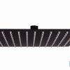 CABEZAL DE DUCHA CUADRADO EXTRAFINO DE ACERO INOXIDABLE 304 NEGRO MATE 24,5 X 24,5 CM