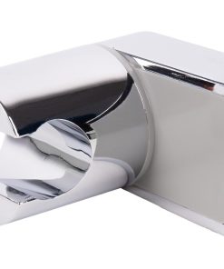 SOPORTE DE DUCHA PARA PARED COLOR CROMO ABS