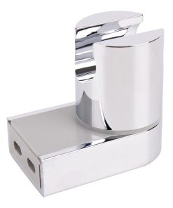 SOPORTE DE DUCHA PARA PARED COLOR CROMO ABS
