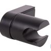 SOPORTE DE DUCHA PARA PARED COLOR NEGRO ABS