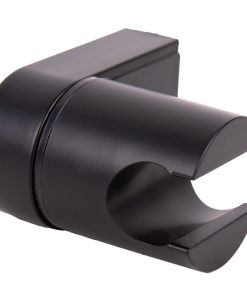 SOPORTE DE DUCHA PARA PARED COLOR NEGRO ABS