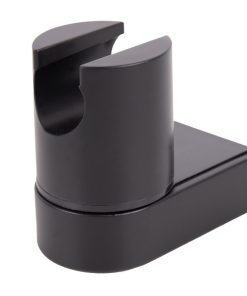 SOPORTE DE DUCHA PARA PARED COLOR NEGRO ABS