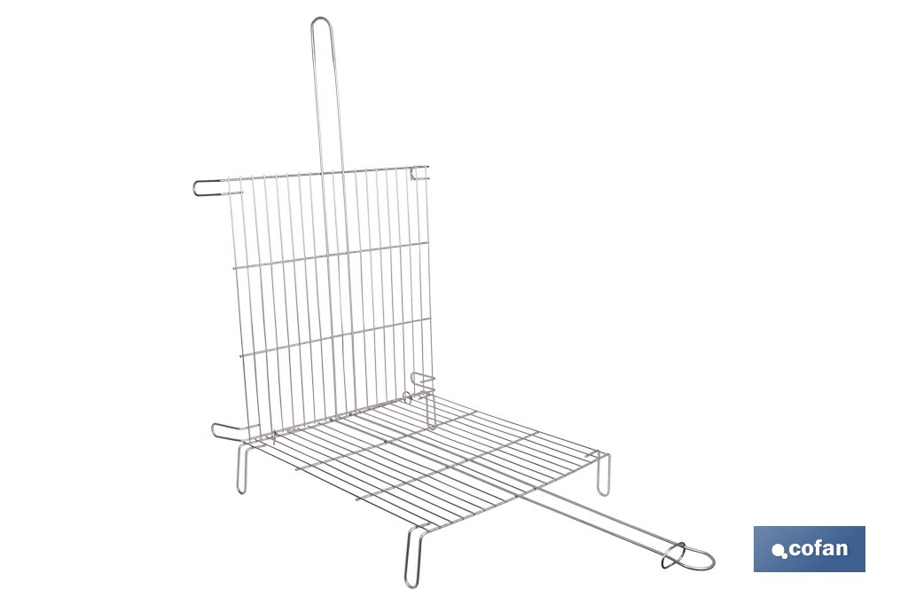 PARRILLA DOBLE INOX 500 X 500MM 2 PARRILLA DOBLE INOX 500 X 500MM - Imagen 2