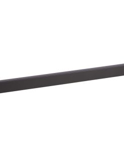 TOALLERO NEGRO MATE DE ACERO CON DISEÑO CUADRADO GAMA FAIAL 45 X 8 X 5,5 CM