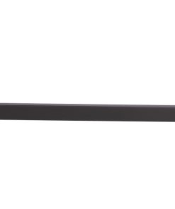 Alternative view of TOALLERO NEGRO MATE DE ACERO CON DISEÑO CUADRADO GAMA FAIAL 45 X 8 X 5,5 CM