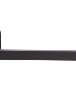 Alternative view of TOALLERO NEGRO MATE DE ACERO CON DISEÑO CUADRADO GAMA FAIAL 27 X 8 X 5,5 CM