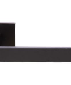 Alternative view of PORTARROLLOS/TOALLERO NEGRO MATE DE ACERO CON DISEÑO CUADRADO GAMA FAIAL 16 X 8 X 5,5 CM