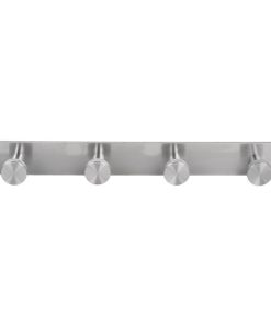 Alternative view of PERCHERO DE PARED DE ACERO INOXIDABLE 304 CON 6 POMOS 33,51 X 2,7 X 2,8 CM