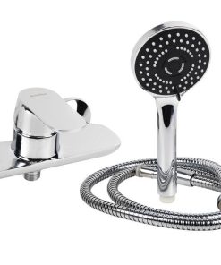 SET GRIFO MONOMANDO DUCHA, SOPORTE,FLEXO,MANGO,40 mm MODELO RIFT