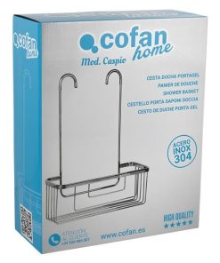 CESTA DUCHA PORTAGEL ACERO INOXIDABLE 304