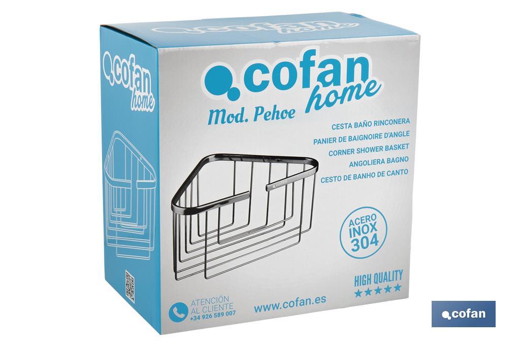 CESTA BAÑO RINCONERA ACERO INOXIDABLE 304 4 CESTA BAÑO RINCONERA ACERO INOXIDABLE 304 - Imagen 4