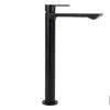 GRIFO ALTO MONOMANDO PARA LAVABO NEGRO MATE MODELO KERCH 25mm 9 GRIFO ALTO MONOMANDO PARA LAVABO NEGRO MATE MODELO KERCH 25mm