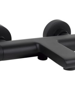 GRIFO TERMOSTATICO BAÑERA NEGRO MATE MODELO KERCH