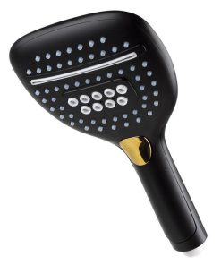 MANGO DUCHA NEGRO MATE 3 FUNCIONES