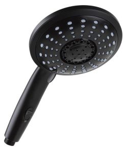 MANGO DUCHA NEGRO MATE 5 FUNCIONES