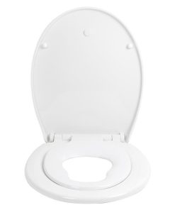 Alternative view of TAPA WC  FORMA OVAL CON ASIENTO PARA NIÑOS  44.7 x 37.1 CM