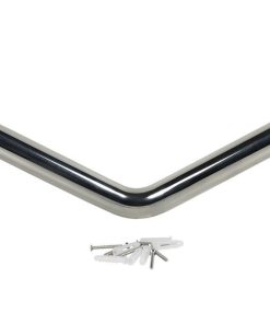 BARRA DE APOYO CON ANGULO DE 135º DE ACERO INOXIDABLE 304 (50 x 3.2 CM)