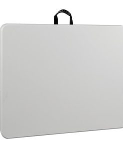 MESA PLEGABLE RECTANGULAR BLANCA CON BLOQUEO DE SEGURIDAD 180x70x72 CM 6 MESA PLEGABLE RECTANGULAR BLANCA CON BLOQUEO DE SEGURIDAD 180x70x72 CM