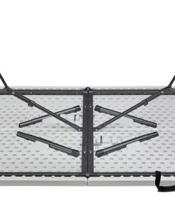 MESA PLEGABLE RECTANGULAR BLANCA 122x60x74 CM 6 MESA PLEGABLE RECTANGULAR BLANCA 122x60x74 CM