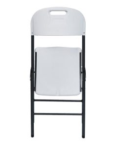 Alternative view of SILLA PLEGABLE BLANCA 46x53x88 CM venta unitaria