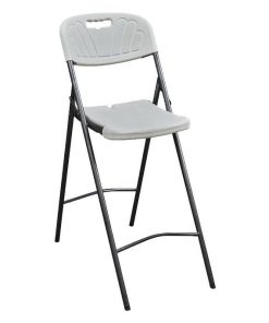 SILLA ALTA PLEGABLE BLANCA ALTURA ASIENTO 74 cm venta unitaria