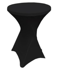 CUBIERTA DE MESA BAR NEGRA