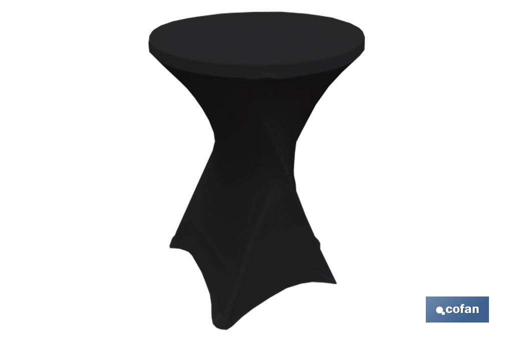 CUBIERTA DE MESA BAR NEGRA 1 CUBIERTA DE MESA BAR NEGRA