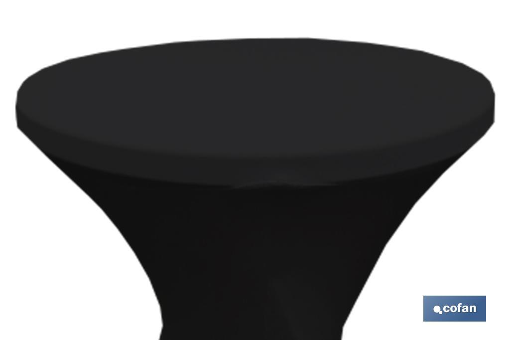 CUBIERTA DE MESA BAR NEGRA 3 CUBIERTA DE MESA BAR NEGRA - Imagen 3